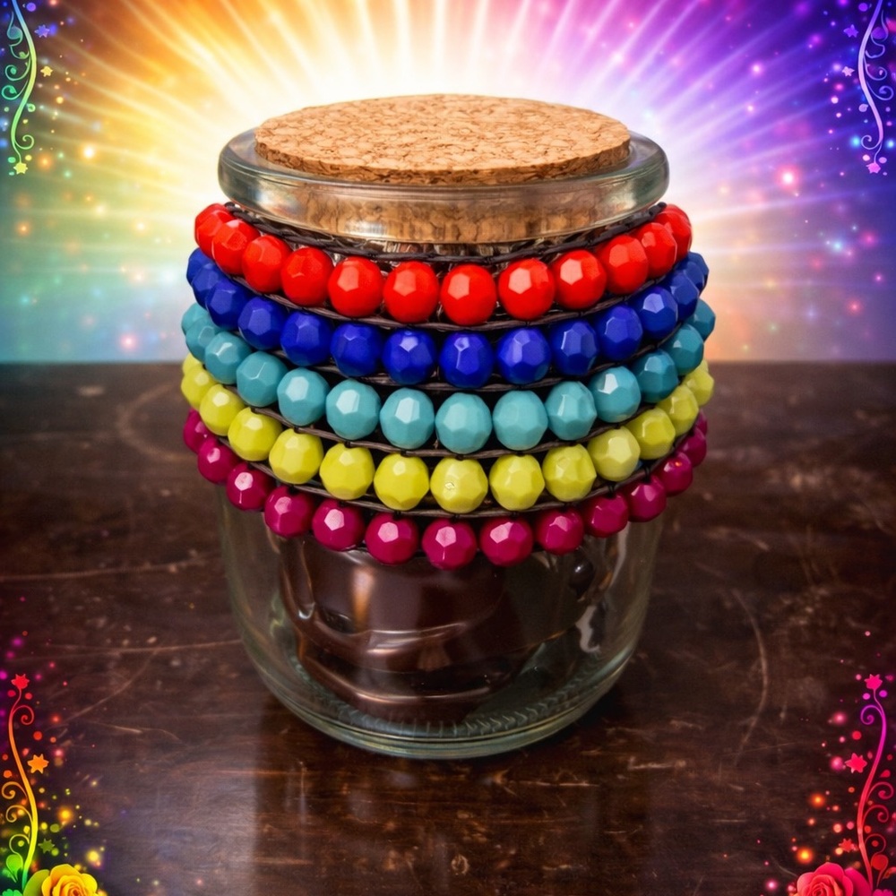 “Color Me Gorgeous” Small Multicolor Mystery Jewelry Jar